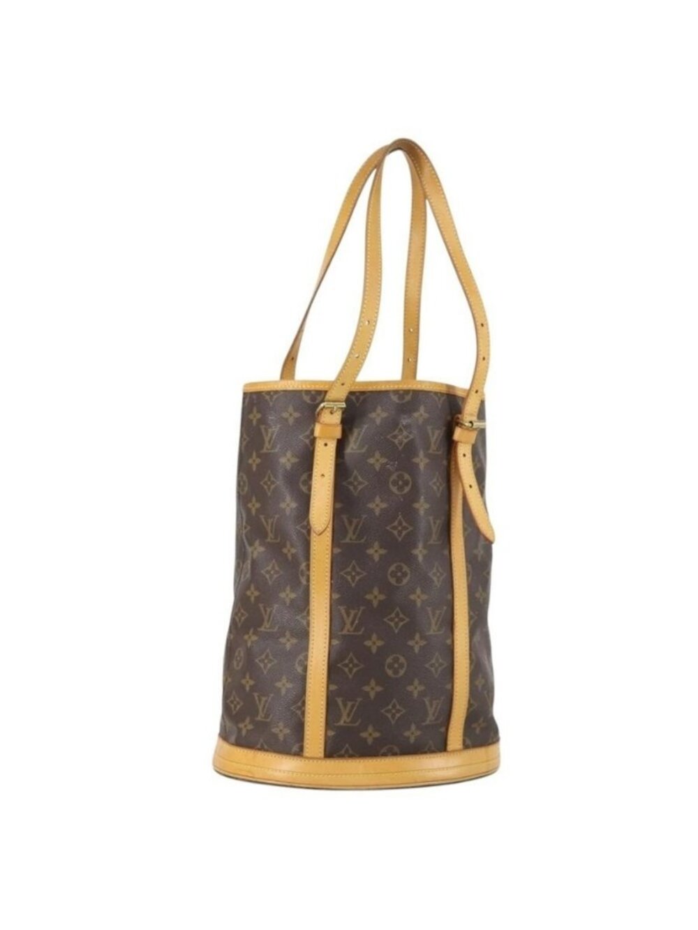 Authentic LOUIS VUITTON Monogram Bucket GM Shoulder Bag M42236 LV